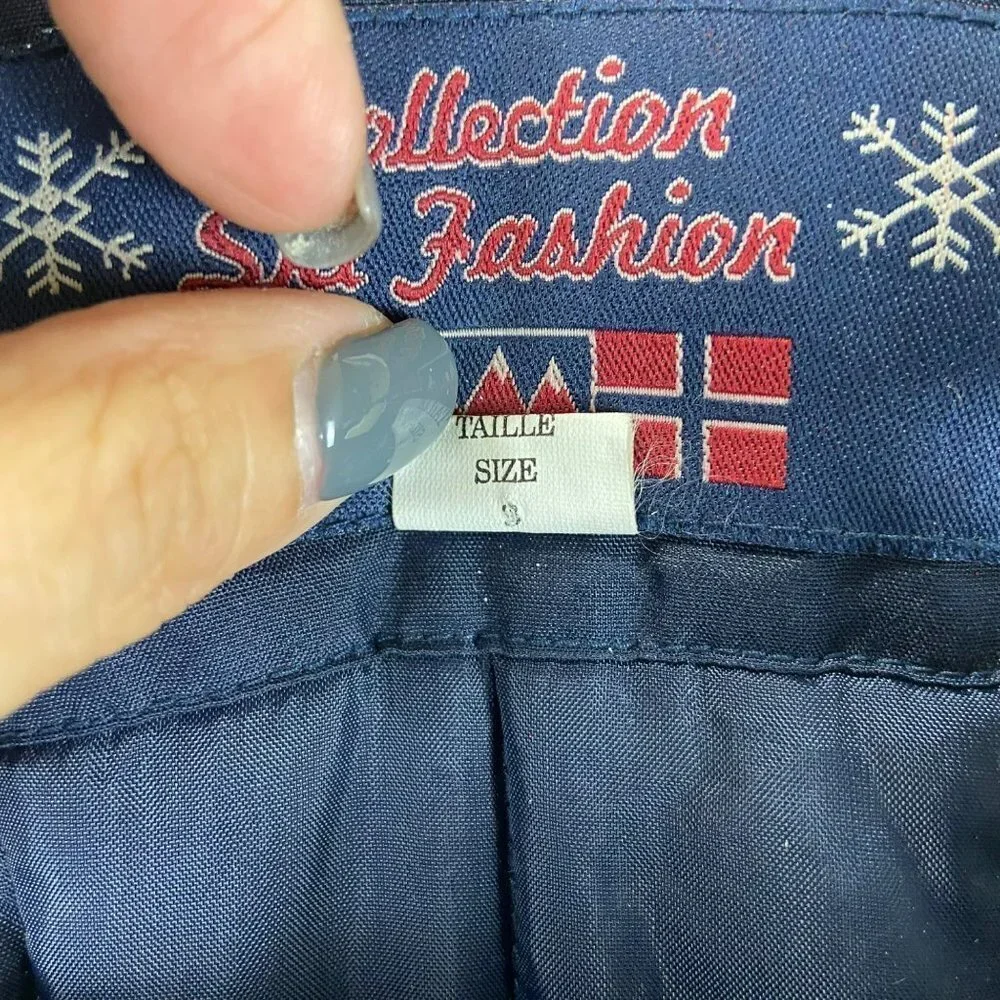 Snow Bib Outwear Overralls‎ Blue Adjustable Straps Size 3